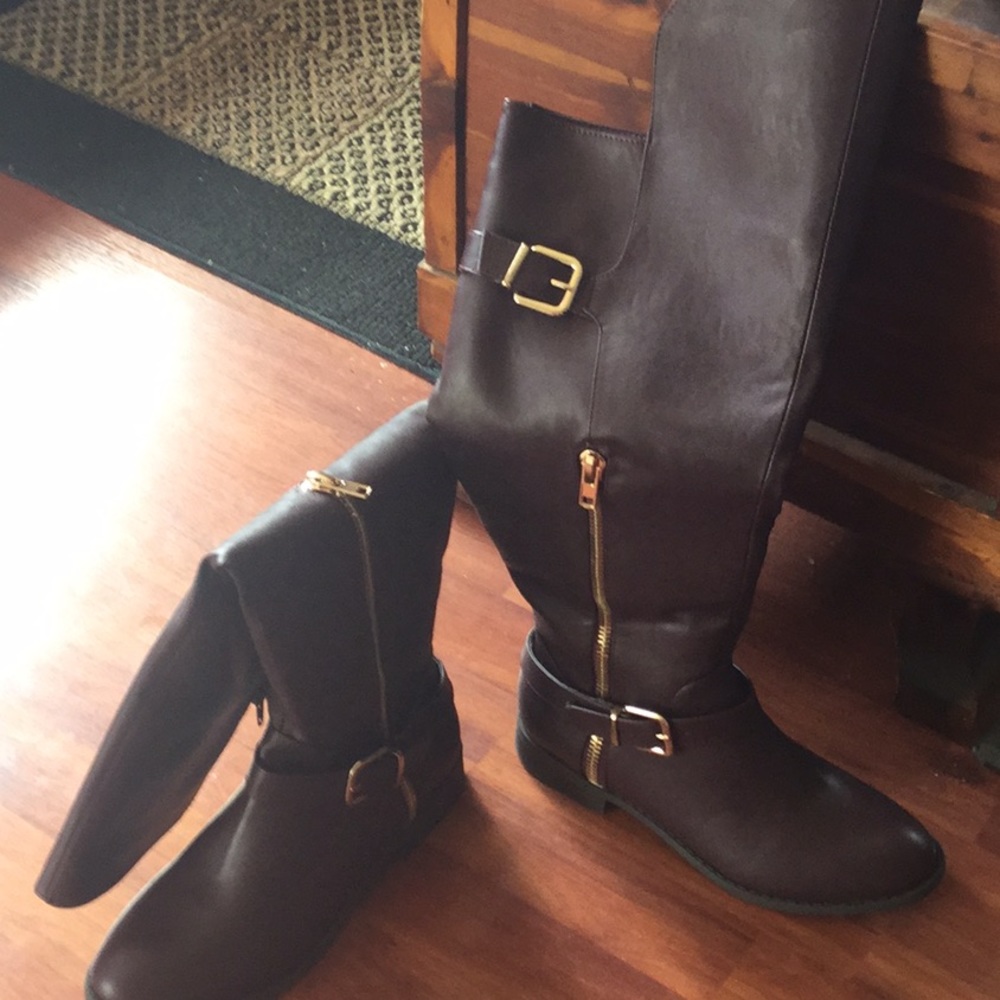 Bordeaux Over the Knee Boots